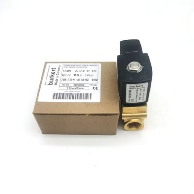 Endüstriyel Solenoid Valf 00085337 G1 1/4 2/2 Normalde Kapalı 32 Akış Deliği FKM (Fluor Kauçuk) Kapalı Bakır Valf Vücudu AC24V 8W 1-25bar