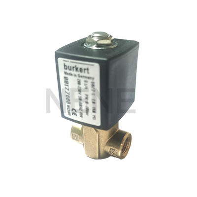 Burkert Solenoid Valve 00134241 6013 Tip Doğrudan Eylemli G1/8-Inch 2.5 Akış Deliği FKM Kapalı Bakır Valf Vücudu 24VAC 8W 0~16bar