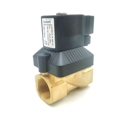 Burkert Solenoid Valve FKM Seal 00126091 24VDC 8W 0~6bar 6013 Tip Doğrudan Eylemli G1/8 Inch 2/2 Normalde Kapalı 3.0 Akış Deliği
