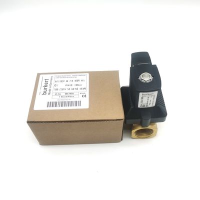 Burkert Solenoid Valve FKM Seal 00126091 24VDC 8W 0~6bar 6013 Tip Doğrudan Eylemli G1/8 Inch 2/2 Normalde Kapalı 3.0 Akış Deliği
