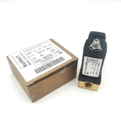 FKM Dükkan Solenoid Valf G1/4 Inch G1/4 Inch 00125304 6013 Tip Doğrudan Eylem 2/2 Normalde Kapalı 3.0 Akış Deliği FKM Dükkan 220VAC 8W 0~10bar Bakır Valf Vücudu