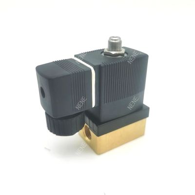 FKM Dükkan Solenoid Valf G1/4 Inch G1/4 Inch 00125304 6013 Tip Doğrudan Eylem 2/2 Normalde Kapalı 3.0 Akış Deliği FKM Dükkan 220VAC 8W 0~10bar Bakır Valf Vücudu