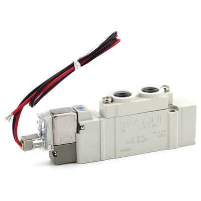 Soft Seal SMC Solenoid Valve 5-Port Yapılandırması SY3320-5LZD-C8 SY3320-6LZD-C8