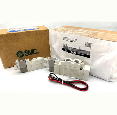 5-portlu SMC solenoid valfleri yumuşak mühür SY5220-6LZD-01 SY5220-5LZD-C6 SY5220-5LZD