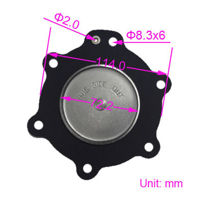 C113825 ASCO Pulse Valve Diaphragm 1.5 Inch SCG353A045 onarım kitleri Endüstriyel Uygulamalar