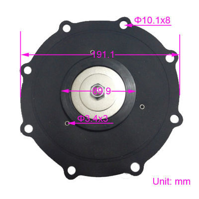ASCO Pulse Valve Diaphragm C113928 Nitril/Buna veya Viton Malzemesi 3"inç SCXE353.060