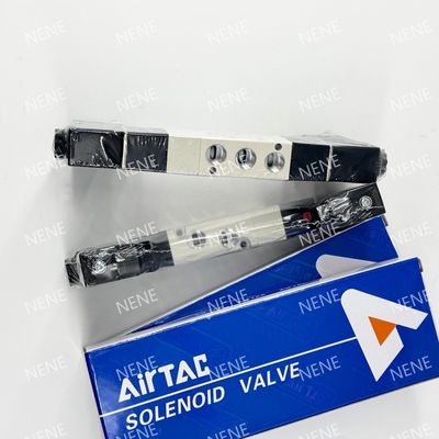 4V230C-08 Elektromanyetik Valf AIRTAC Precision Fluid Kural 5 port 3 pozisyonu için