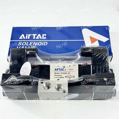 Solenoid Valf 4V330C-08 Hava için AIRTAC 0.15 ila 0.8 MPa 21 ila 114 Psi Sıvı Hava