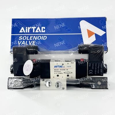 4V330C-10 Alüminyum Alaşım AIRTAC Pnömatik Makineler ve Ekipmanlar için Solenoid Valf