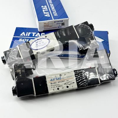 Airtac 4V130C-06 DC12V AC110V 4V130C-M5 Solenoid Hava Valfi - 4V130C06B