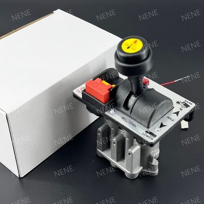 6CV-D PTO fonksiyonu ile altı delikli atık kamyon kontrol valfi Gümüş alüminyum alaşımı