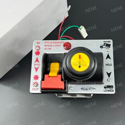 6CV-D PTO fonksiyonu ile altı delikli atık kamyon kontrol valfi Gümüş alüminyum alaşımı