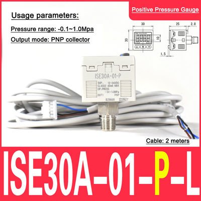 ISE30A-01-P ISE30A-01-P-L SMC dijital basınç ölçer pozitif basınç P tipi