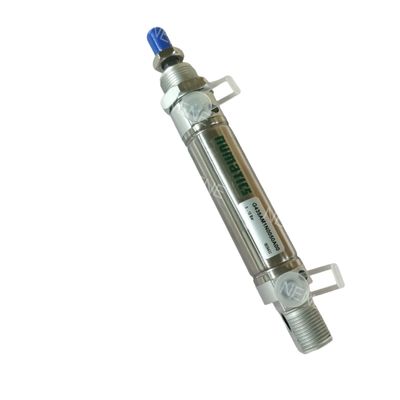NUMATICS G435AGSN0010A00 ASCO 8mm Çap 10mm Strok M5 Çift Etkili Yuvarlak Silindirler ISO6432 Seri G435