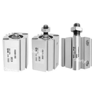 SMC CQ2A12-10D CQ2 Standart Silindir, 12 mm Silindir Çapı, 10 mm L Strok, Çift Etkili Silindir Hareketi, Her İki Ucu Dişli Montaj