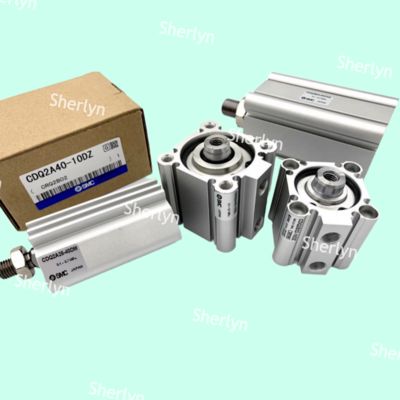 SMC CQ2A12-5D CQ2 Standart Silindir, 12 mm Silindir Çapı, 5 mm Strok, Çift Etkili Silindir Hareketi, Her İki Uçtan Dişli Montaj