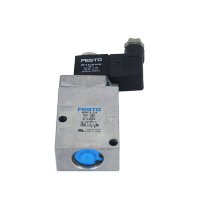 Festo Valf MFH-3-1/4 9964 Mekanik Valf, 3 Portlu, Kapalı, Elektrikli, G 1/4, 0.15 - 0.8 Mpa