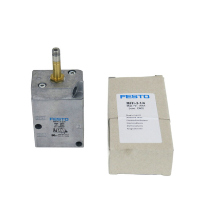 Festo Valf MFH-3-1/4 9964 Mekanik Valf, 3 Portlu, Kapalı, Elektrikli, G 1/4, 0.15 - 0.8 Mpa
