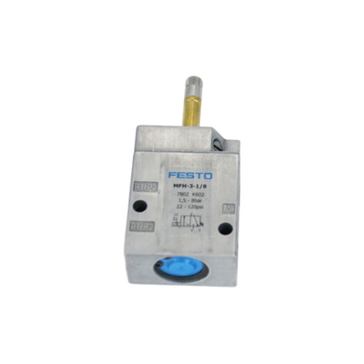 Festo MFH-3-1/8 7802 Valf, Tiger Classic, 3/2 kapalı mekanik yaylı, G 1/8 dişi, 1.5-8 bar