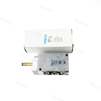 32mm Genişlik Boyutu Festo Solenoid Valf 5/2 Valf Fonksiyonu Elektriksel Tahrik Tipi