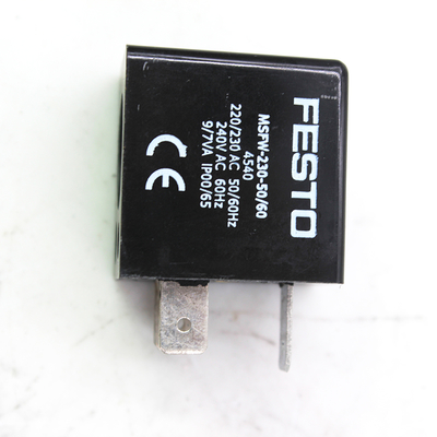 Solenoid bobini MSFW-230-50/60 Festo 4540 IP65, 230VAC, MSSD-F 3 pin için şeritler