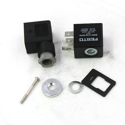 FESTO 4527 MSFG-24-50/60 Solenoid Bobini, 24VDC, 4.5W, IP65, MSSD-F için Fiş Kanatları, 3-Pin