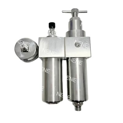 SFRL600 Paslanmaz Çelik İki Parçalı Pnömatik Filtre Basınç Regülatör Valfi