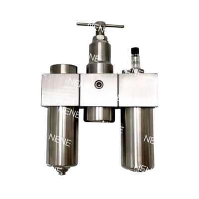 SFSRSL200 Üçlü Set Paslanmaz Çelik SUS316 Pnömatik Filtre Regülatör Yağlayıcı G1/4 Basınç Ayarı