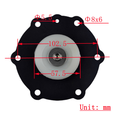 JOIL JICI40 JISI40 Darbeli valf 1 1/2" hava pompası diyafram kitleri diyafram pompa parçaları 1.5 inç Nitril florokarbon