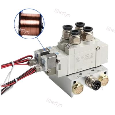 SY3120-6LZD-M5 SMC Solenoid Valf SY3000 Serisi DC12V 5-Port