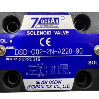 7 OCEAN Pnömatik Solenoid Valf DSD-G02-2N-A220-90 AC220 Voltaj Yön Kontrol Valfi