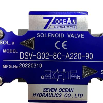 7Ocean Otomasyon Solenoid Valf DSD-G02-8C-A220 Yön Kontrol Valfi