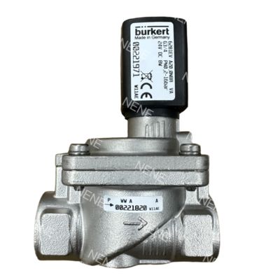 FKM Contağı Burkert Solenoid Valf 6281 00228399/00228400/00228401 G1 1/2  40.0MM Akış Ağzı AC24V DV24V AC220V