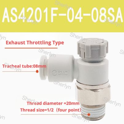 AS1201F-M3-06 SMC Gaz Kelebeği Valfi AS1201F/2201F/3201F