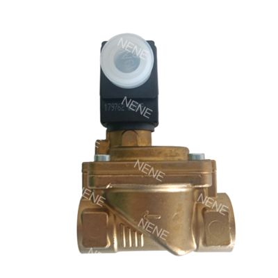 6281 Burkert Solenoid Valf 00221843 G3/8 2/2 Normalde Kapalı 13.0 Akış Deliği NBR Contalı Pirinç Vana Gövdesi AC220V 8W