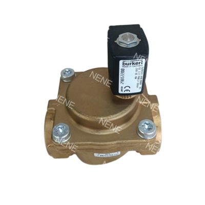 6281 Burkert Solenoid Vana 00221845 G1/2 2/2 Normalde Kapalı 13.0 Akış Deliği NBR Contalı Pirinç Vana Gövdesi AC24V 8W 0.2-16bar