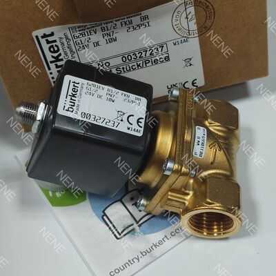 00253156 6281 G2 2/2 normally closed 50.0 flow hole NBR sealed DC24V Brass Body Burkert Solenoid Valve 6281