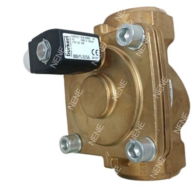 6281 Elektrik Solenoid Valfı 00322510 BURKERT G3/8 AC220V 8W 0.2-16bar 2/2 Normalde Kapalı 10.0 Akış Deliği NBR Kapalı Bakır Valf Vücudu