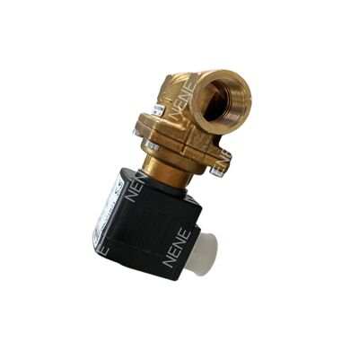 Brass Solenoid Valve BURKERT Tip 6281 00221961 G1 2/2 Normalde Kapalı El Çalışma 25.0 Akış Açığı NBR Dükkanı AC220V 8W 0.2-16bar -10 +80 derece Selsüs