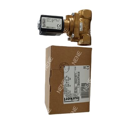 BURKERT Tip 6281 Solenoid Valf 00270143 G1 1/4 2/2 NC Bakır Beden El Yönlendirmesi 40.0 Akış Açığı NBR Dükkanı AC220V 8W 0.2-16bar