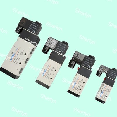 AIRTAC Valf Yön Değiştirme Valfi 4V110-06 AC220V İki Konumlu Beş Yollu Solenoid Valf