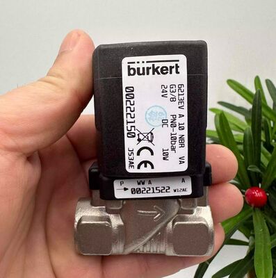 Burket6213 Serisi G3/8 Solenoid Valf 00222150 00222151 00222152 İki Yollu Su Vanası Paslanmaz Çelik