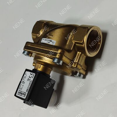 G3/4 Port Endüstriyel Solenoid Valf BURKERT Tip 6281 00221874 2/2 Normalde Kapalı Pirinç Gövde FKM Conta 13.0 Akış Orifisi DC24V 8W 0.2-16bar 0 ila +120°C