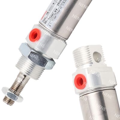 Uzun vuruş Ø10mm 100mm RM/28010/100 NORGREN Kompakt Pnömatik Etkinleştirici Tek Eylemli Manyetik Seçeneği