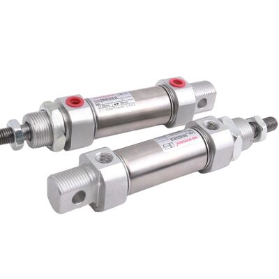 RM/28012/160 Ağır Hizmet Tipi Kompakt Ø12mm 160mm Strok Yuvarlak Hat Silindiri IMI NORGREN Reed Switch Uyumlu