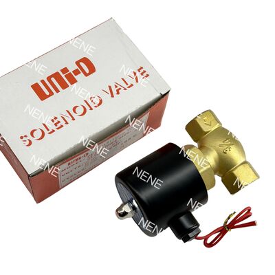 US-20 UNID 3/4" Pirinç Pistonlu Pnömatik Solenoid Valf -5°C ~ 185°C Su Vanası