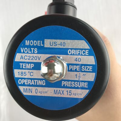 Paslanmaz çelik yüksek sıcaklığa dayanıklı US-40 (1.5 inç) AC220 buhar valfi