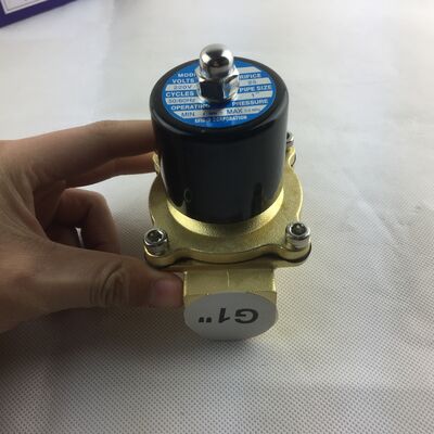 Elektromanyetik Vana Su Vanası UW-15 Bakır Gövde Normalde Kapalı Hava Vanası İki Yollu