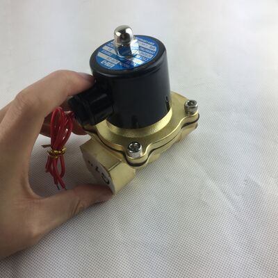Elektromanyetik Vana Su Vanası UW-15 Bakır Gövde Normalde Kapalı Hava Vanası İki Yollu