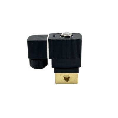 220VAC 8W 0-16bar Solenoid Valf Burkert 00134248, 6013 Doğrudan Etkili 2/2 Normalde Kapalı, G1/8 Diş, 2.5mm Ağız, Pirinç Gövde FKM Conta